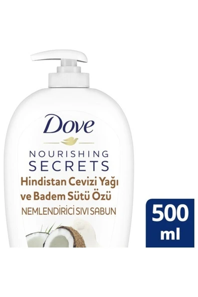 Dove Hindistan Cevizi Yağı Ve Badem Sütü Özlü Nemlendirici Sıvı Sabun 450 ml