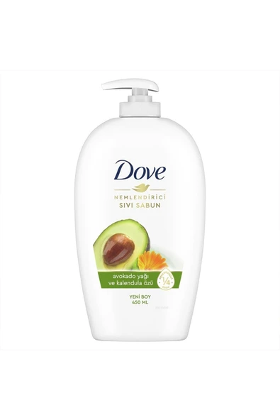 Dove Avokado Yağı Ve Kalendula Özlü Nemlendirici Sıvı Sabun 450 ml