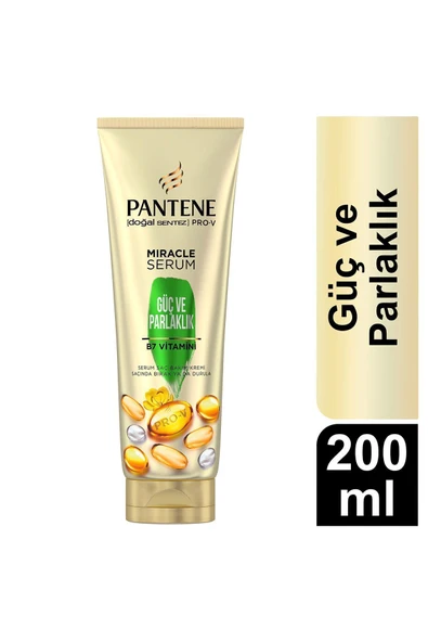 Pantene Miracle Güç Ve Parlaklık Serum Şaç Bakım Kremi 200 Ml