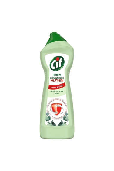 Cif Krem Yüzey Temizleyici Doğanın Gücü Hijyen 675 Ml