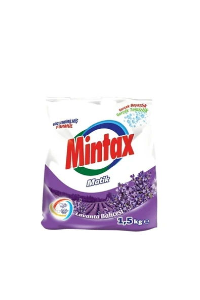 Mintax Toz Çamaşır Deterjanı Lavanta Bahçesi 1.5 Kg