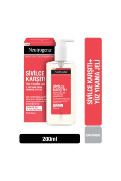 Neutrogena Sivilce Karşıtı Plus Temizleme Jeli 200 ml