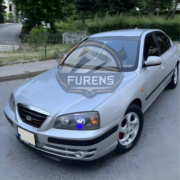 Hyundai Elantra 2002-2007 Uyumlu H lip Esnek Ön Lip 2 Parça Karlık Ön Ek Tampon Altı Dil - 6
