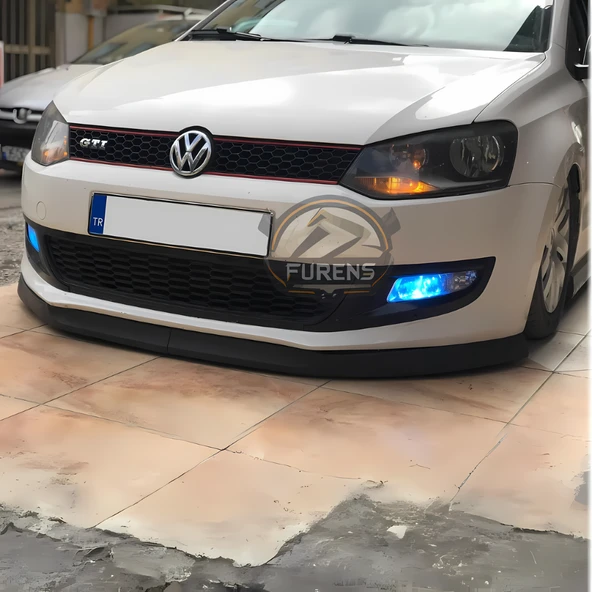 Volkswagen Polo 2009-2017 6r 6c Uyumlu H lip Esnek Ön Lip 2 Parça Karlık Ön Ek Tampon Altı Dil