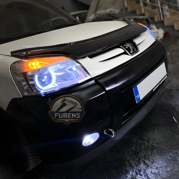 Peugeot Partner 2 2002-2008 Uyumlu H lip Esnek Ön Lip 2 Parça Karlık Ön Ek Tampon Altı Dil - Resim 10