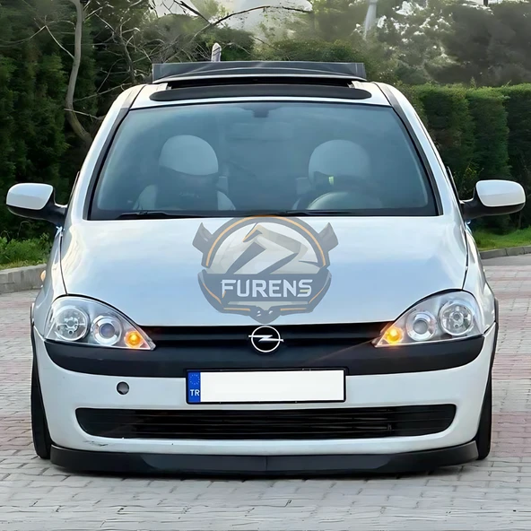Opel Corsa C 2000-2006 Uyumlu H lip Esnek Ön Lip 2 Parça Karlık Ön Ek Tampon Altı Dil ürün görseli 1