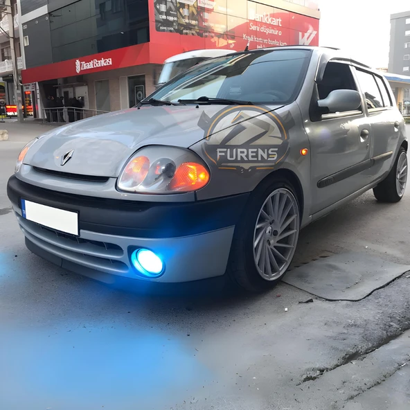 Renault Clio Symbol Hb Sedan 1998-2002 Uyumlu H lip Esnek Ön Lip 2 Parça Karlık Ön Ek Tampon Altı Dil - Resim 7