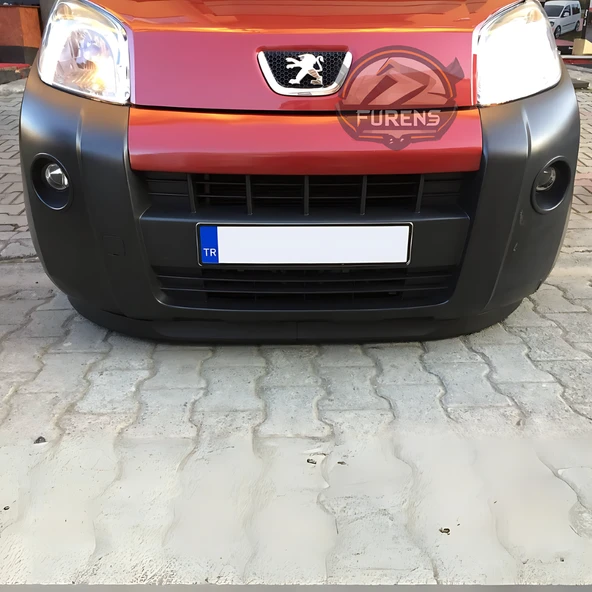 Peugeot Bipper 2008-2016 Uyumlu H lip Esnek Ön Lip 2 Parça Karlık Ön Ek Tampon Altı Dil - 4