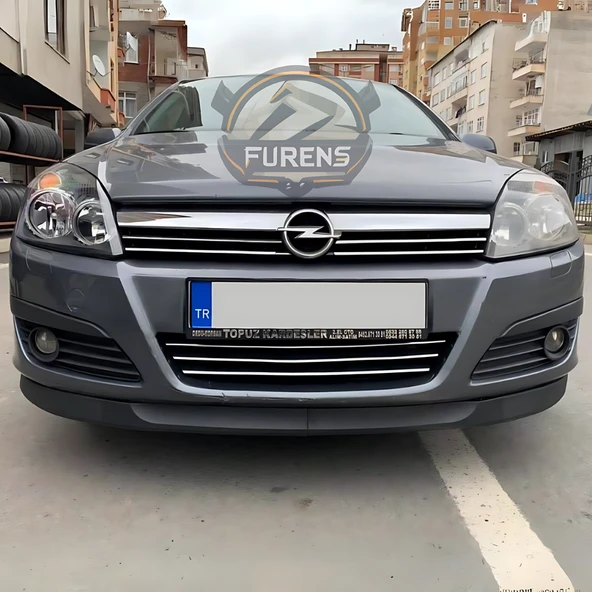 Opel Astra H 2004-2012 Uyumlu H lip Esnek Ön Lip 2 Parça Karlık Ön Ek Tampon Altı Dil - Resim 5
