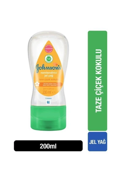 Johnson's Johnson’s Bebek Nemlendirici Jel Yağ Bebek Yağı 200 ml