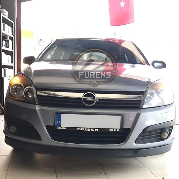 Opel Astra H 2004-2012 Uyumlu H lip Esnek Ön Lip 2 Parça Karlık Ön Ek Tampon Altı Dil - Resim 9