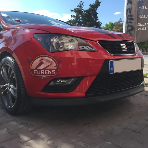 Seat İbiza mk3 2014-2023 Uyumlu H lip Esnek Ön Lip 2 Parça Karlık Ön Ek Tampon Altı Dil ürün görseli 1
