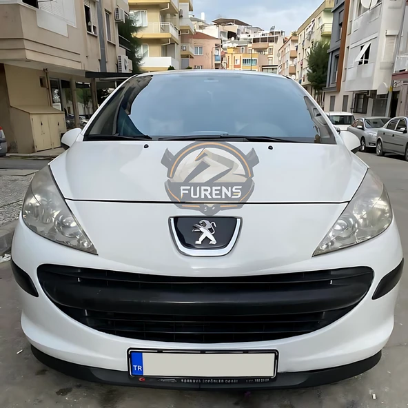 Peugeot 207 2006-2014 Uyumlu H lip Esnek Ön Lip 2 Parça Karlık Ön Ek Tampon Altı Dil - Resim 12