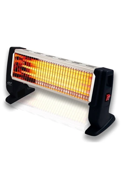 General Home Gh-1500 3 Çubuklu Elektrikli Quartz Isıtıcı