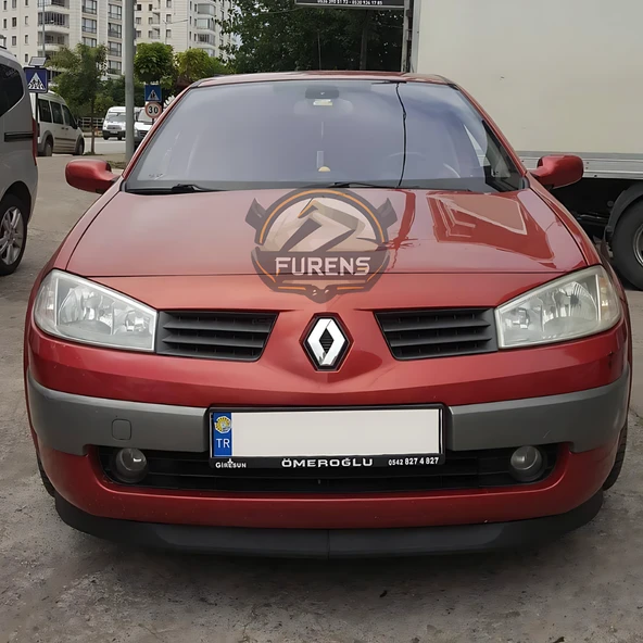 Renault Megane 2 2003-2008 Uyumlu H lip Esnek Ön Lip 2 Parça Karlık Ön Ek Tampon Altı Dil - Resim 6