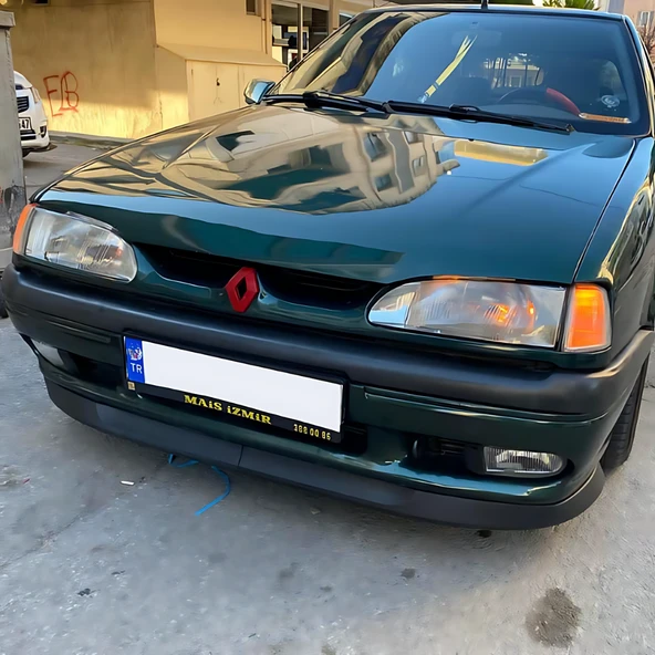 Renault 19 Europa 1994-2001 Uyumlu H lip Esnek Ön Lip 2 Parça Karlık Ön Ek Tampon Altı Dil - Resim 4