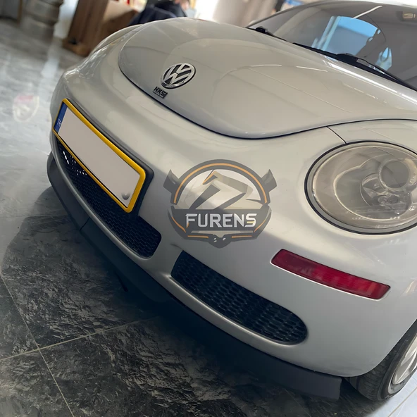 Volkswagen Beetle 1995-2008 Uyumlu H lip Esnek Ön Lip 2 Parça Karlık Ön Ek Tampon Altı Dil - Resim 4