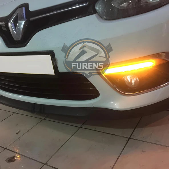 Renault Fluence 2009-2012 Uyumlu H lip Esnek Ön Lip 2 Parça Karlık Ön Ek Tampon Altı Dil - Resim 4