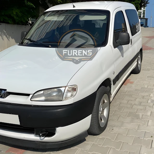 Peugeot Partner 1 1996-2003 Uyumlu H lip Esnek Ön Lip 2 Parça Karlık Ön Ek Tampon Altı Dil - Resim 5