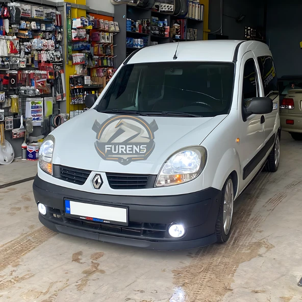 Renault Kangoo 1 1998-2007 Uyumlu H lip Esnek Ön Lip 2 Parça Karlık Ön Ek Tampon Altı Dil - Resim 4