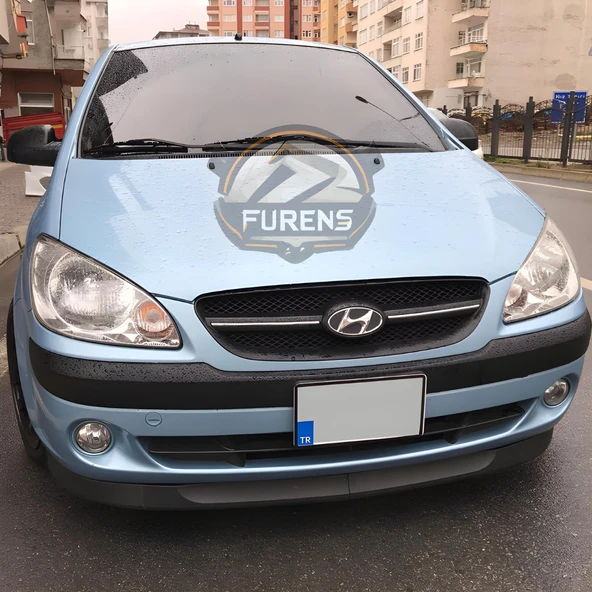 Hyundai Getz 2001-2011 Uyumlu H lip Esnek Ön Lip 2 Parça Karlık Ön Ek Tampon Altı Dil - Resim 7