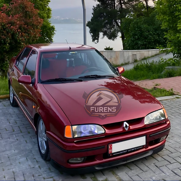 Renault 19 Europa 1994-2001 Uyumlu H lip Esnek Ön Lip 2 Parça Karlık Ön Ek Tampon Altı Dil - Resim 3
