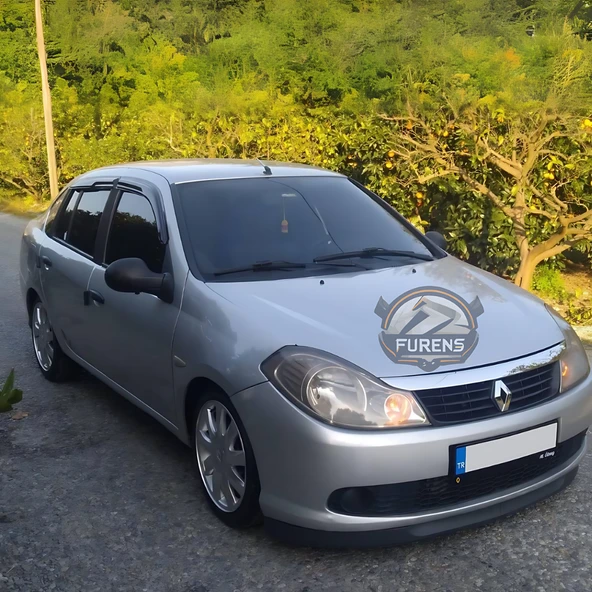 Renault Symbol Thalia 2008-2012 Uyumlu H lip Esnek Ön Lip 2 Parça Karlık Ön Ek Tampon Altı Dil - Resim 4