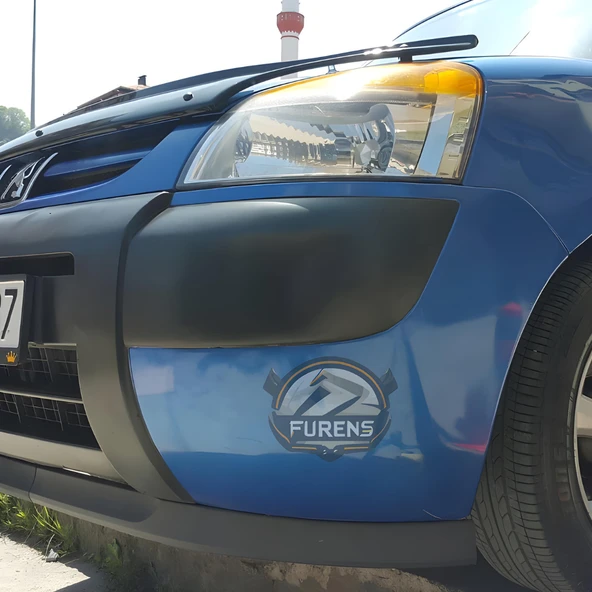 Peugeot Partner 2 2002-2008 Uyumlu H lip Esnek Ön Lip 2 Parça Karlık Ön Ek Tampon Altı Dil - Resim 4