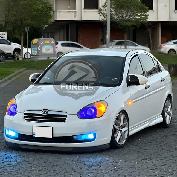 Hyundai Accent Era 2006-2010 Uyumlu H lip Esnek Ön Lip 2 Parça Karlık Ön Ek Tampon Altı Dil - Resim 4