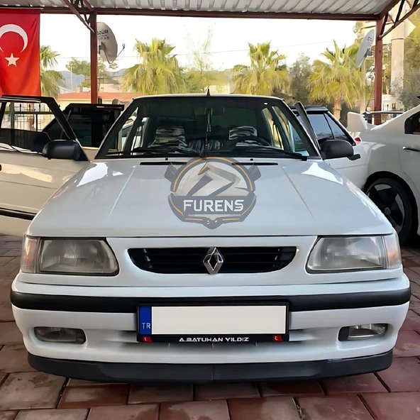 Renault 9-11 Broadway Uyumlu H lip Esnek Ön Lip 2 Parça Karlık Ön Ek Tampon Altı Dil - Resim 3
