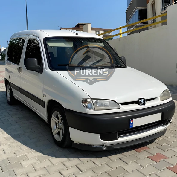 Peugeot Partner 1 1996-2003 Uyumlu H lip Esnek Ön Lip 2 Parça Karlık Ön Ek Tampon Altı Dil - Resim 4