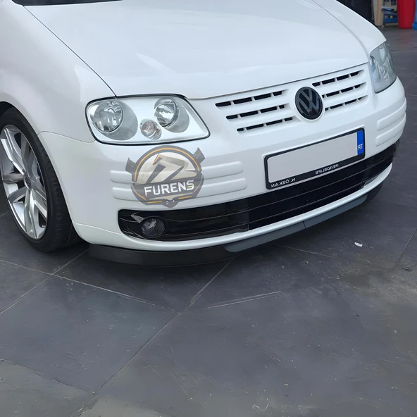 Volkswagen Caddy mk3 2005-2010 Uyumlu H lip Esnek Ön Lip 2 Parça Karlık Ön Ek Tampon Altı Dil - 7