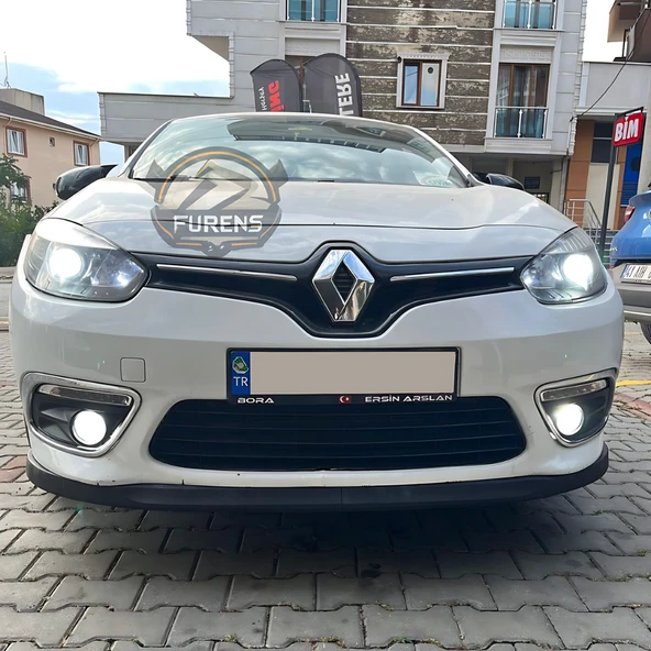 Renault Fluence 2009-2012 Uyumlu H lip Esnek Ön Lip 2 Parça Karlık Ön Ek Tampon Altı Dil