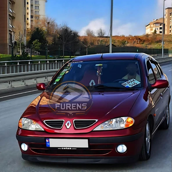 Renault Megane 1 1995-2003 Uyumlu H lip Esnek Ön Lip 2 Parça Karlık Ön Ek Tampon Altı Dil - Resim 3