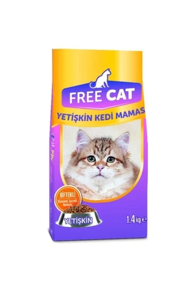 Whiskas Free Cat Yetişkin Kedi Maması Biftekli 1.4 Kg