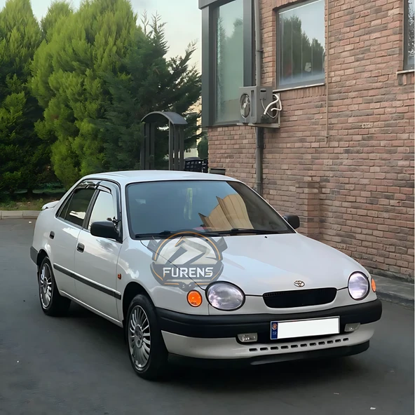 Toyota Corolla Terra 1999-2002 Uyumlu H lip Esnek Ön Lip 2 Parça Karlık Ön Ek Tampon Altı Dil - Resim 8