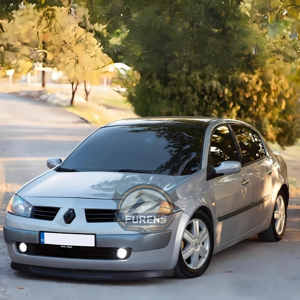 Renault Megane 2 2003-2008 Uyumlu H lip Esnek Ön Lip 2 Parça Karlık Ön Ek Tampon Altı Dil - Resim 10