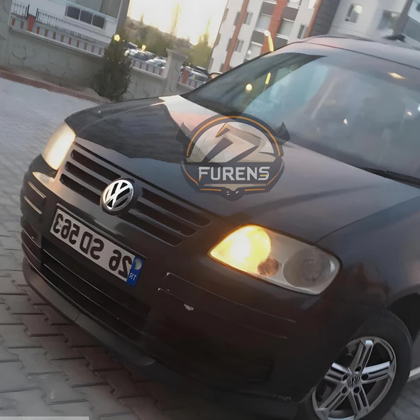 Volkswagen Caddy mk3 2005-2010 Uyumlu H lip Esnek Ön Lip 2 Parça Karlık Ön Ek Tampon Altı Dil - 3