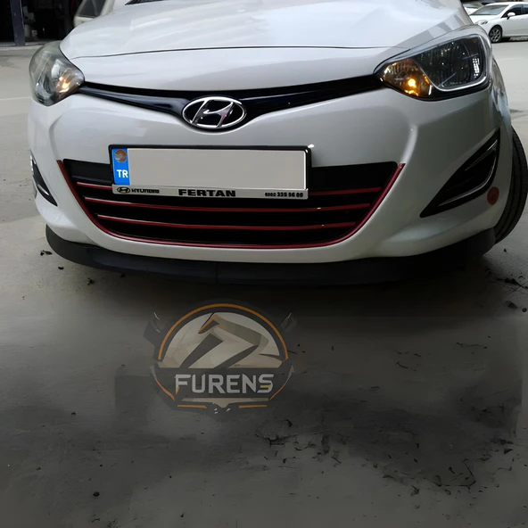 Hyundai İ20 2008-2014 Uyumlu H lip Esnek Ön Lip 2 Parça Karlık Ön Ek Tampon Altı Dil - Resim 6