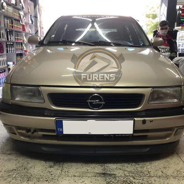 Opel Astra F 1991-1998 Uyumlu H lip Esnek Ön Lip 2 Parça Karlık Ön Ek Tampon Altı Dil - Resim 6