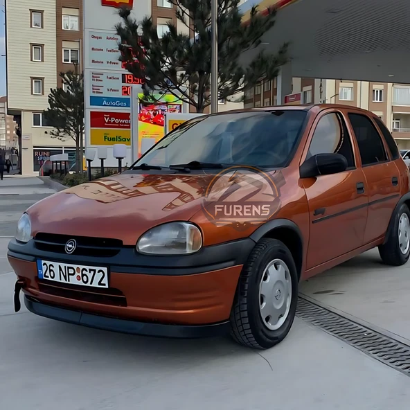 Opel Corsa B 1993-2000 Uyumlu H lip Esnek Ön Lip 2 Parça Karlık Ön Ek Tampon Altı Dil - Resim 3