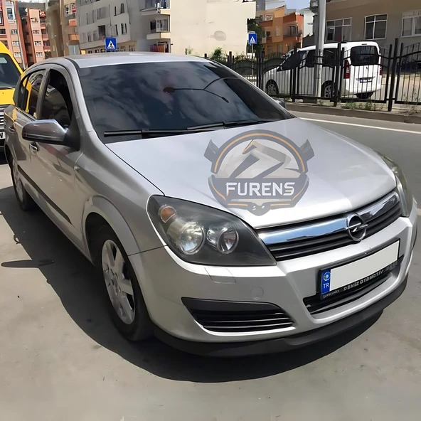 Opel Astra H 2004-2012 Uyumlu H lip Esnek Ön Lip 2 Parça Karlık Ön Ek Tampon Altı Dil - Resim 6