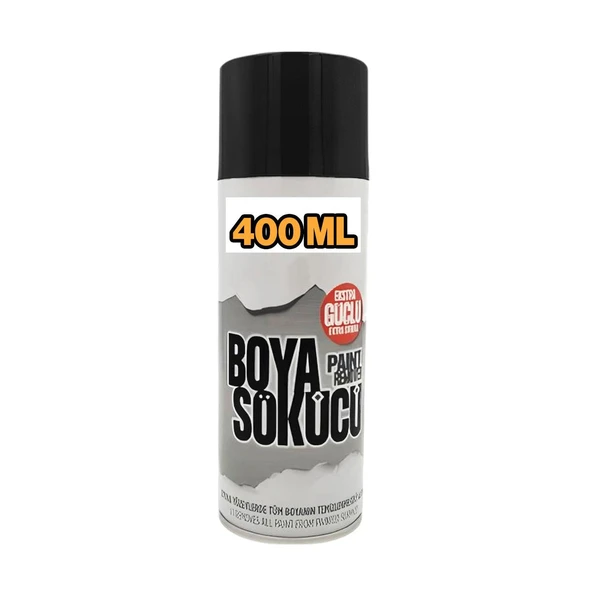 Güçlü Boya Cila Sökücü Temizleyici Kaldırıcı Sprey 400 ml Tahta Metal Cam Seramik Beton Yüzey - 2