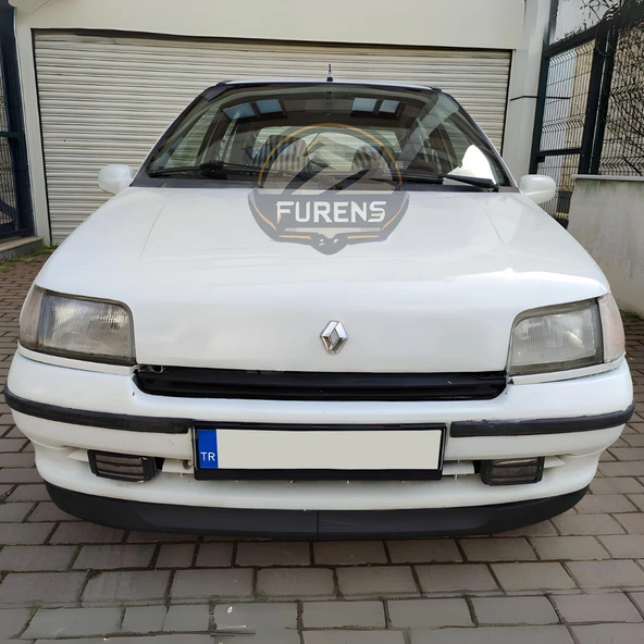 Renault Clio 1 1995-1998 Uyumlu H lip Esnek Ön Lip 2 Parça Karlık Ön Ek Tampon Altı Dil