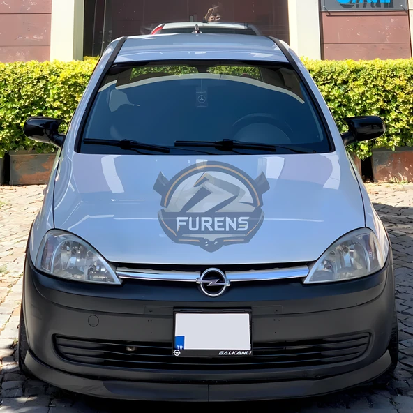 Opel Corsa C 2000-2006 Uyumlu H lip Esnek Ön Lip 2 Parça Karlık Ön Ek Tampon Altı Dil - Resim 9