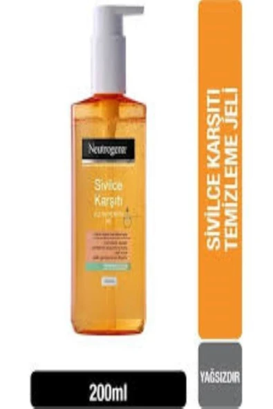 Neutrogena Visibly Clear Sivilce Temizleyici Jel 200 Ml (1 Adet)