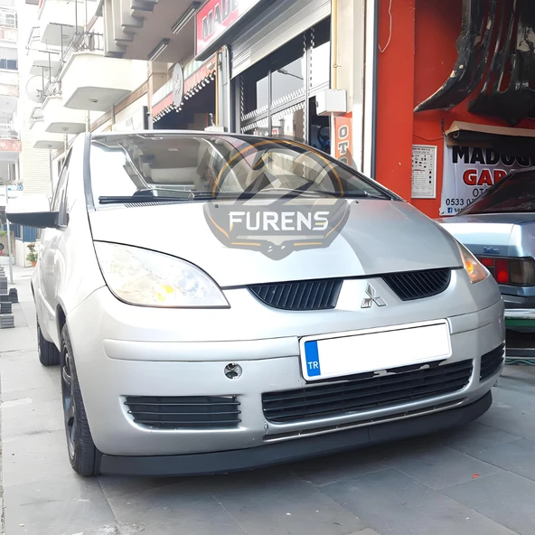Mitsubishi Colt 2005-2009 Uyumlu H lip Esnek Ön Lip 2 Parça Karlık Ön Ek Tampon Altı Dil - Resim 3