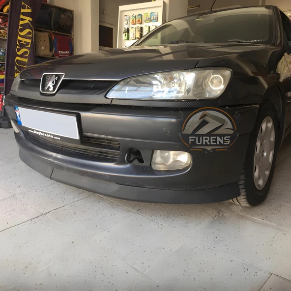 Peugeot 306 1993-2002 Uyumlu H lip Esnek Ön Lip 2 Parça Karlık Ön Ek Tampon Altı Dil - Resim 4