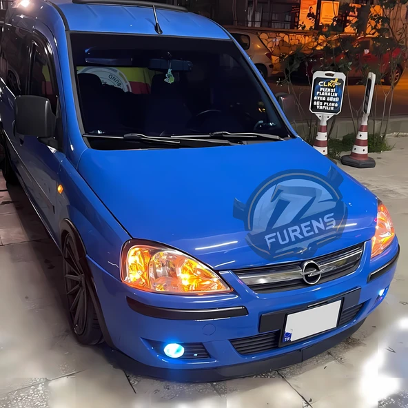 Opel Combo 2002-2014 Uyumlu H lip Esnek Ön Lip 2 Parça Karlık Ön Ek Tampon Altı Dil - 4