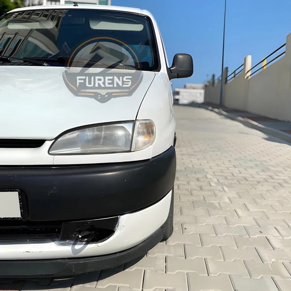 Peugeot Partner 1 1996-2003 Uyumlu H lip Esnek Ön Lip 2 Parça Karlık Ön Ek Tampon Altı Dil - Resim 6